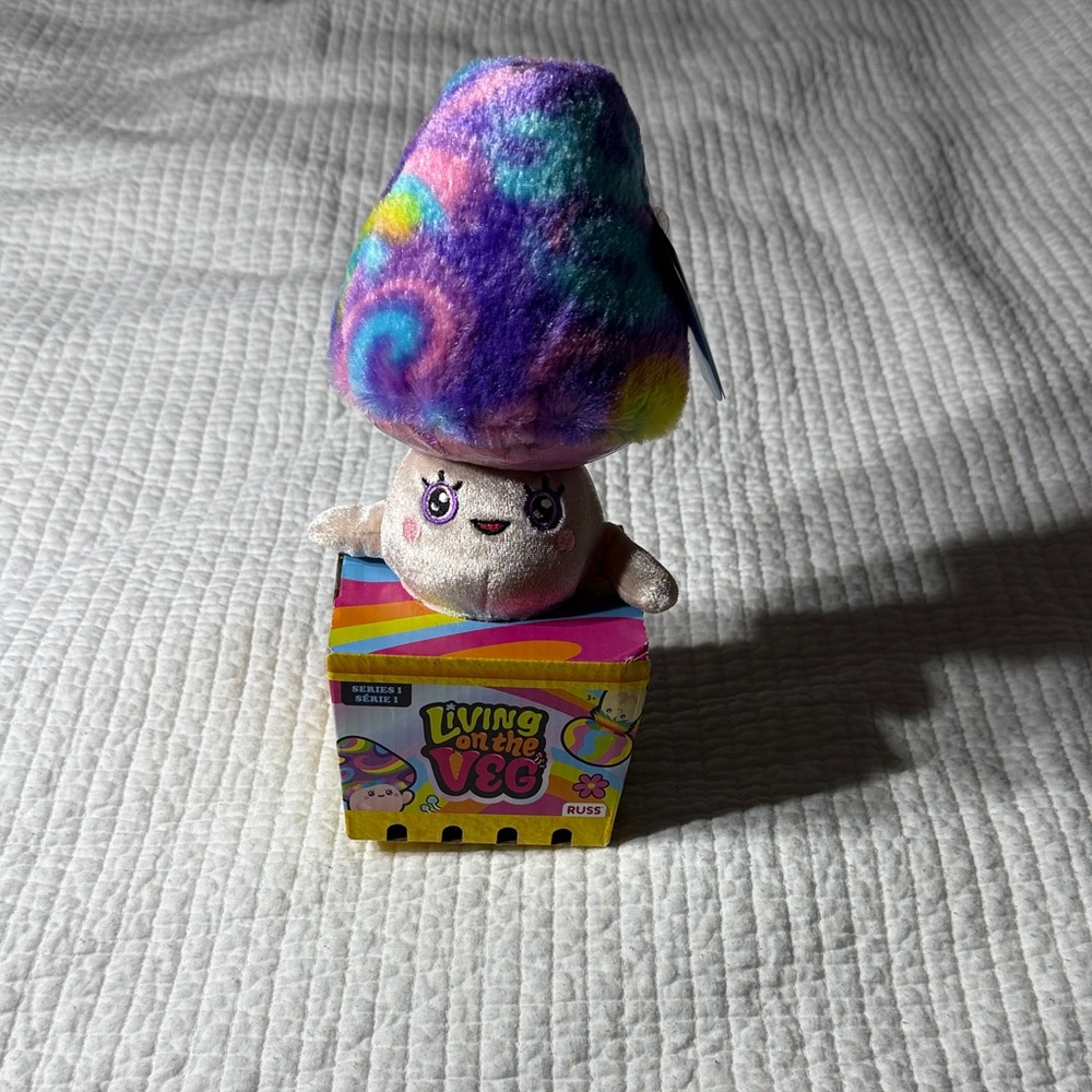 Living On The Veg *MAISEY* #3 Mushroom Plush Russ Kellytoy Fun Guy Series 1 2022